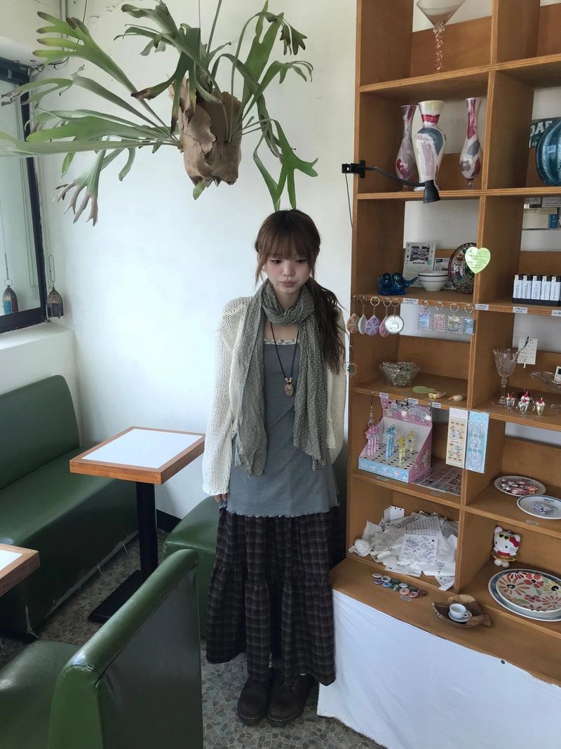 leat knit cardigan