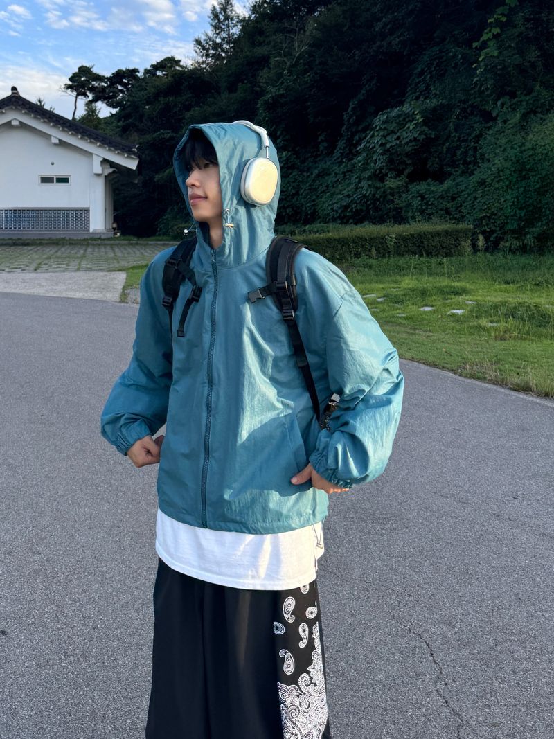 Glossy Anorak Jacket (4 colors)
