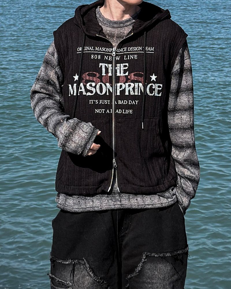 Kaiden Knit Hood Vest
