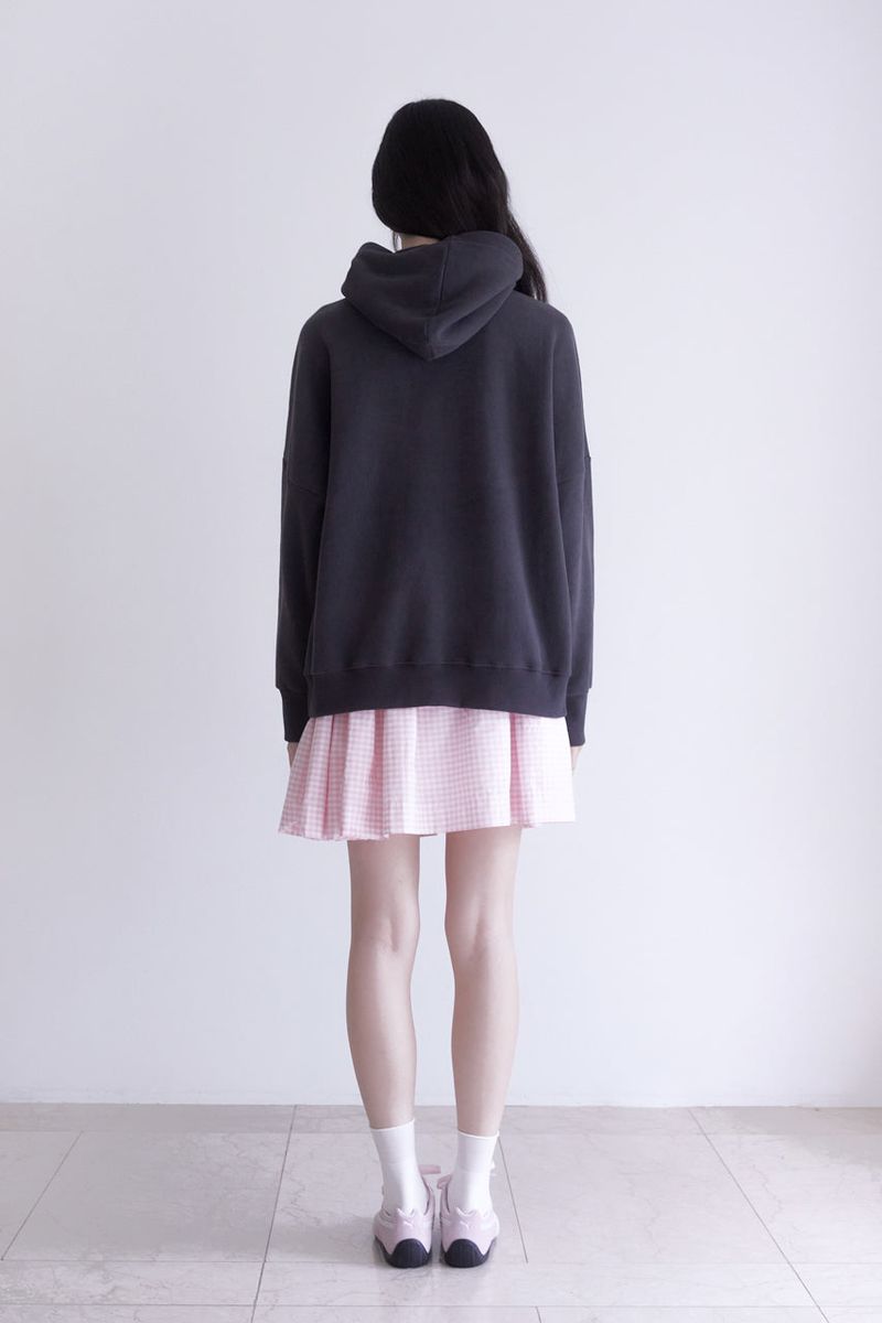 Winter rabbit hoodie (CHARCOAL)
