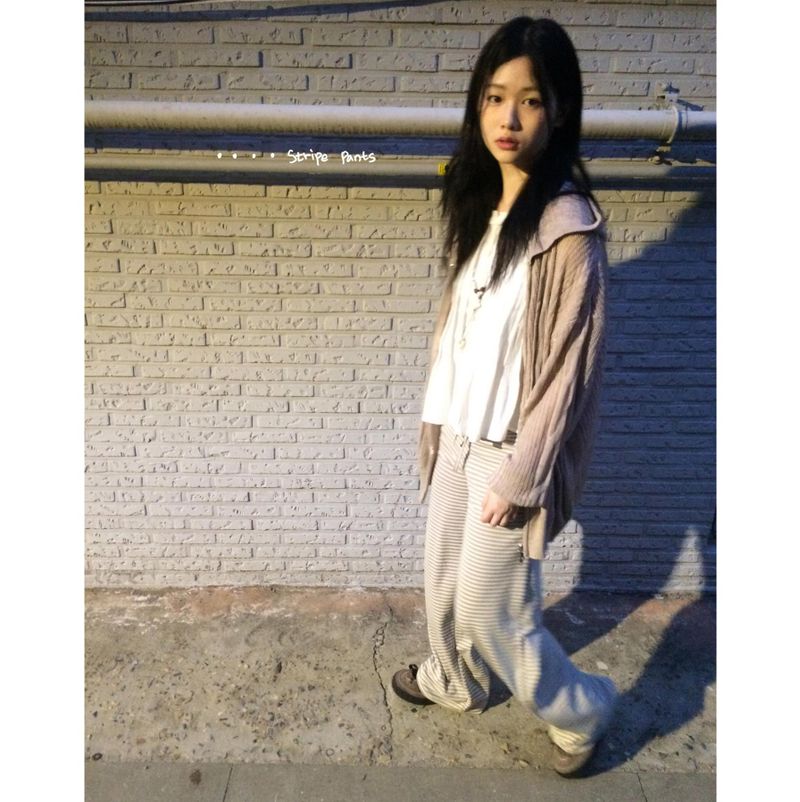 Stripe Slim Pants (3c)