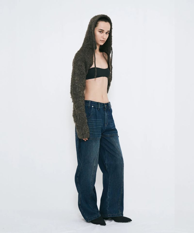 MUFFLER KNIT CARDIGAN