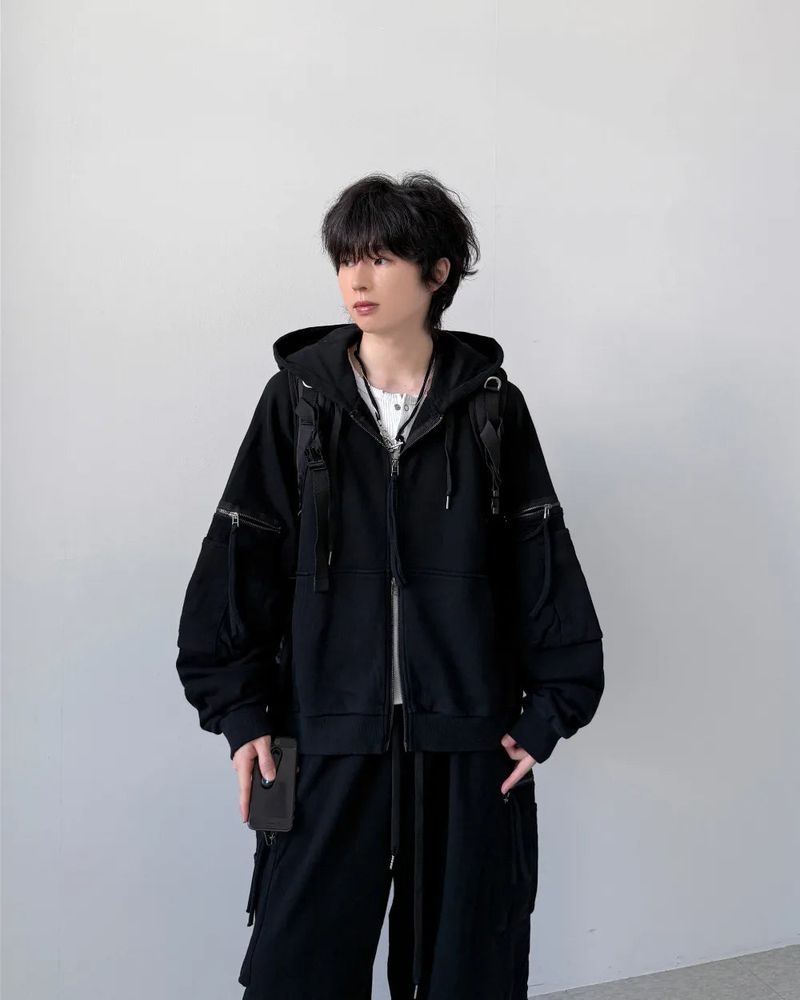 Lexia Crop Hood Zip-Up