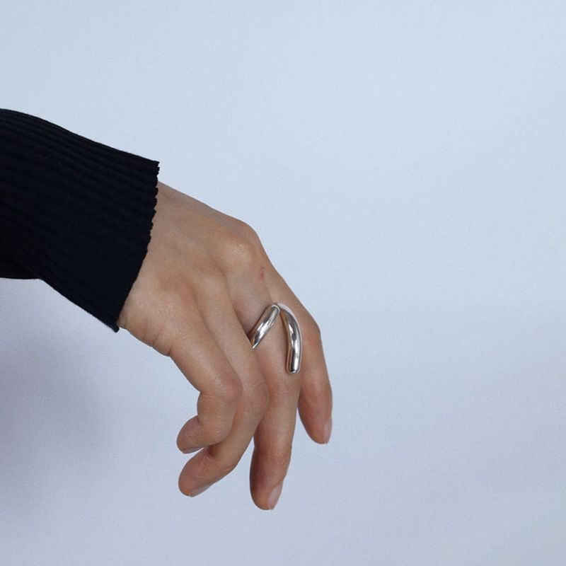 【MADE】 Open coil ring glossy