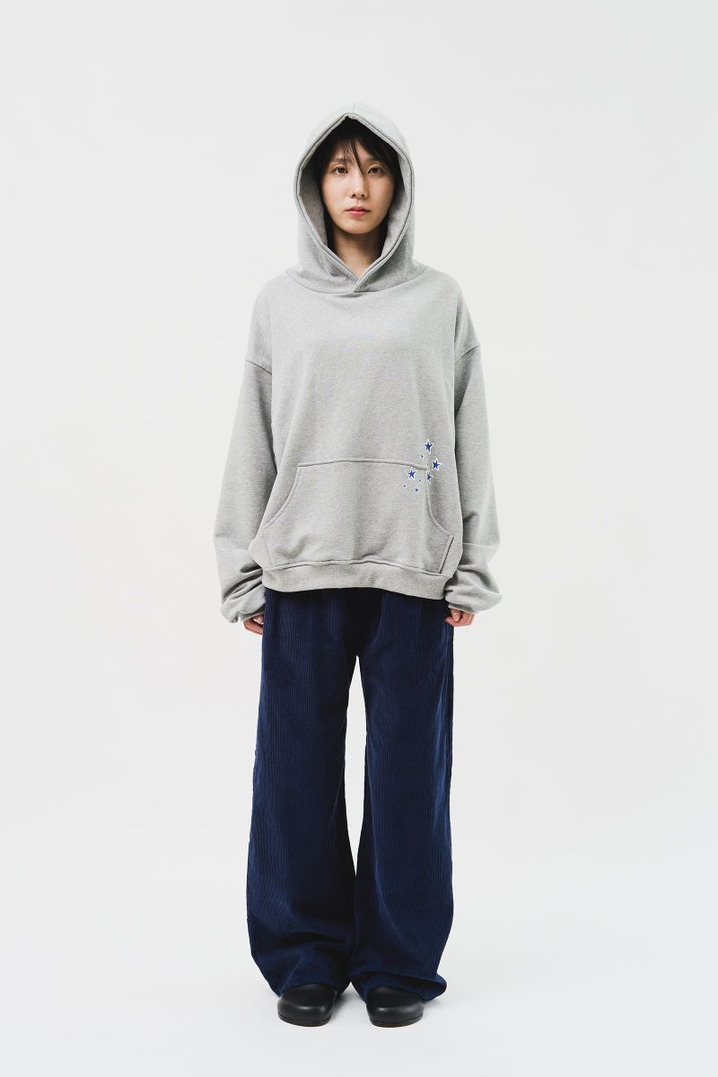 (MADE) Blue Star Softy Hoodie_Grey