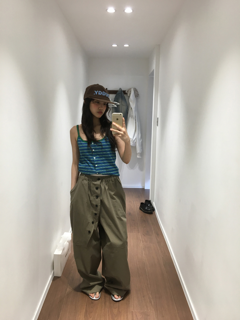 By Button Balloon Pants (2color)