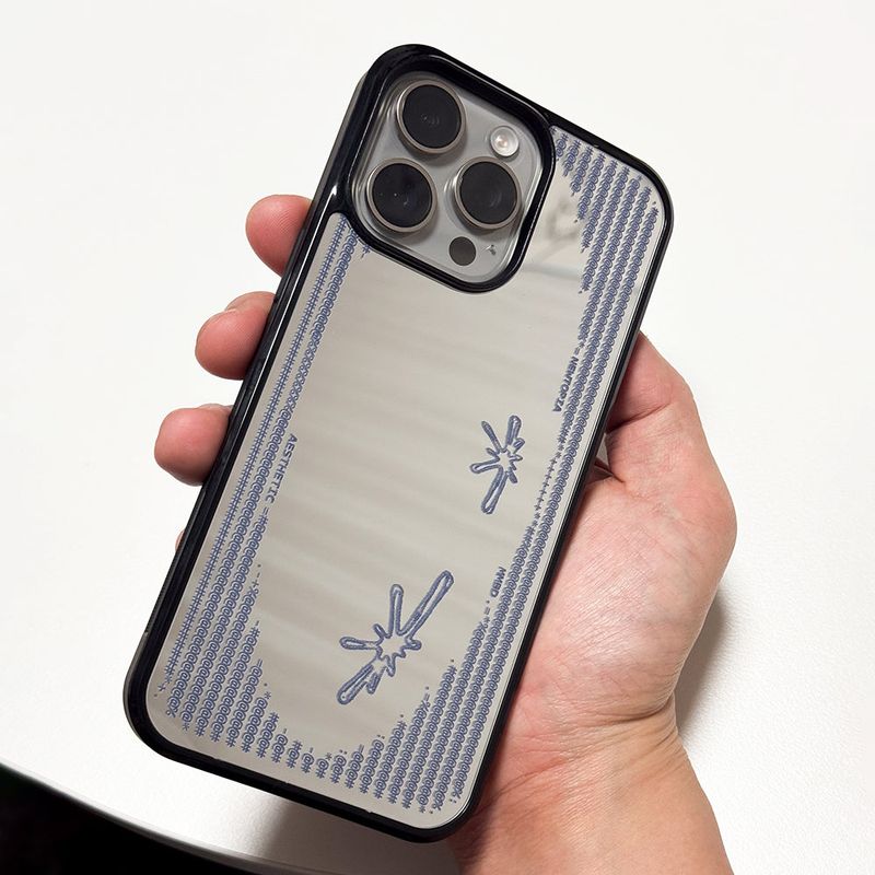 NTA Bound Life_ASCII CORE_002 Bumper Mirror Phone Case