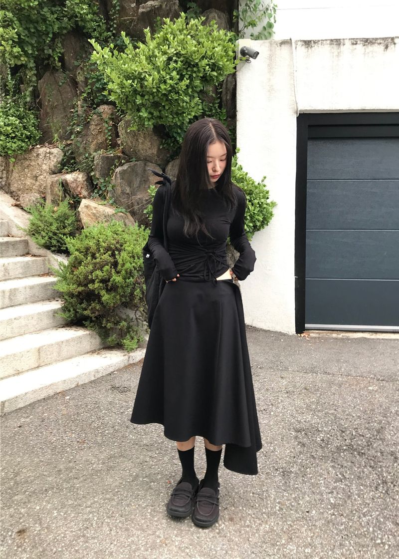  BUCKLE LAYER SKIRT