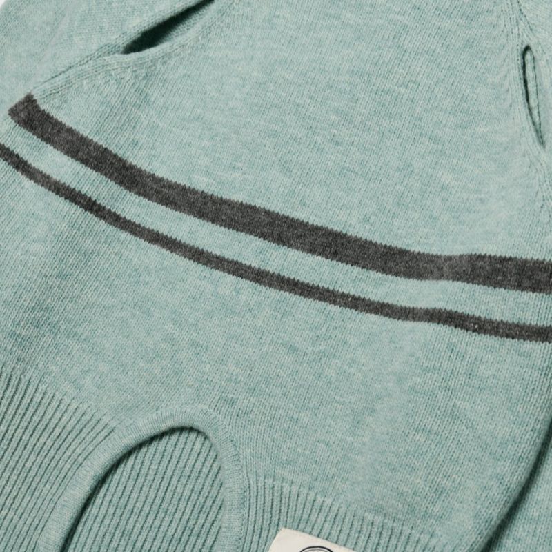 [LINE] Cut Out Line Knit Pullover (2colors)