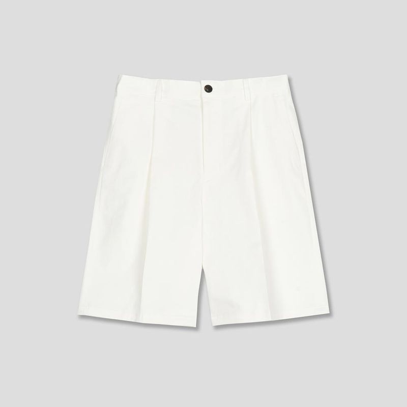ASCLO One Tuck Cotton Half Pants (4color)