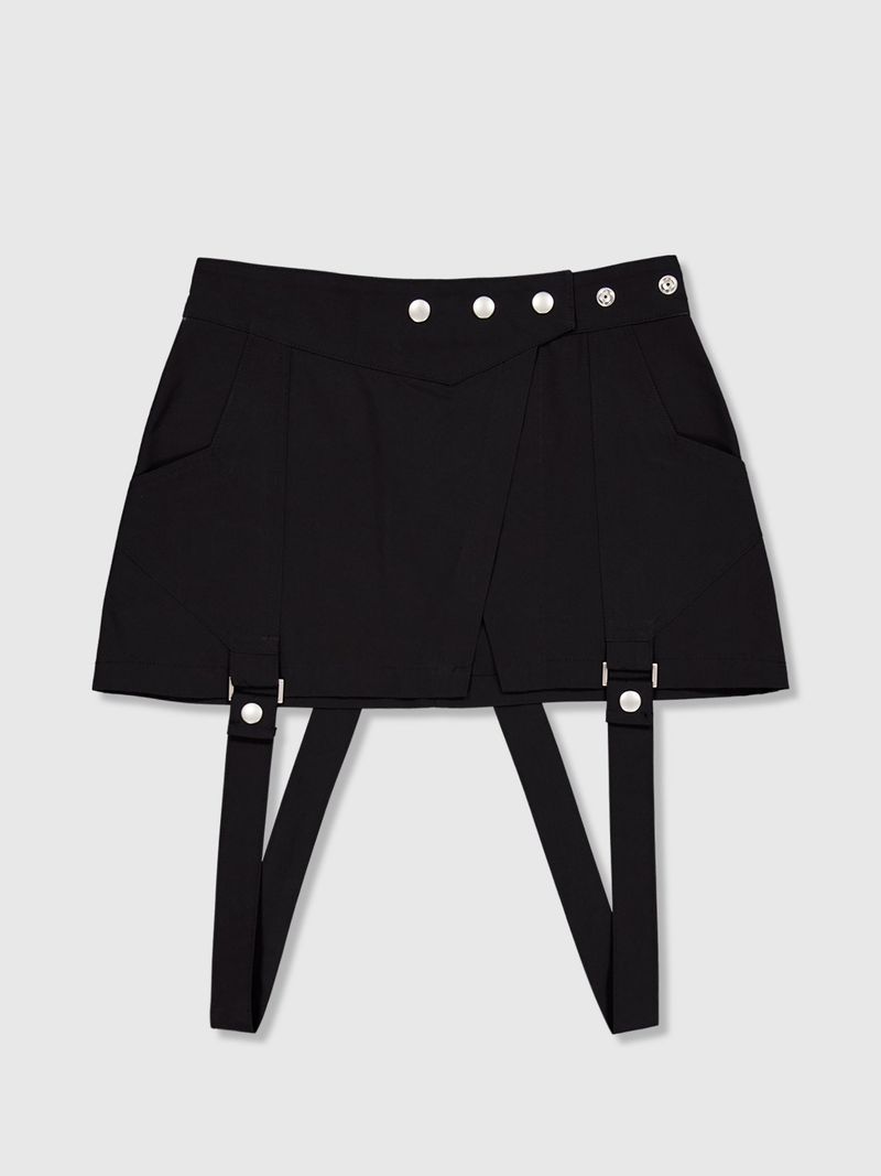 Ghost In The Shell Convertible Skirts (Black)