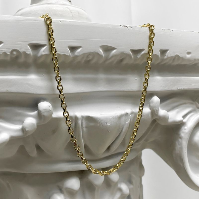 [BLESSEDBULLET]original chain necklace_dark silver