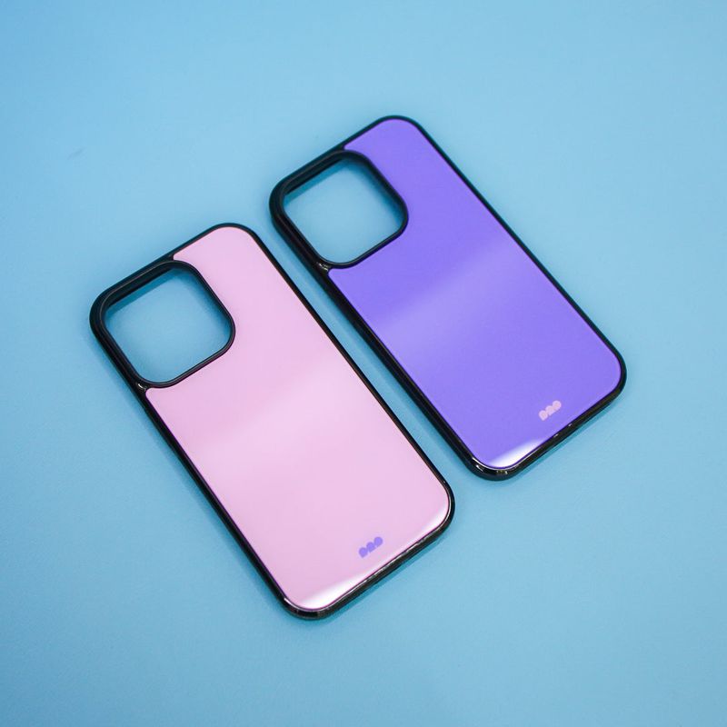 【MADE】 Simple glass bumper case (2 colors)