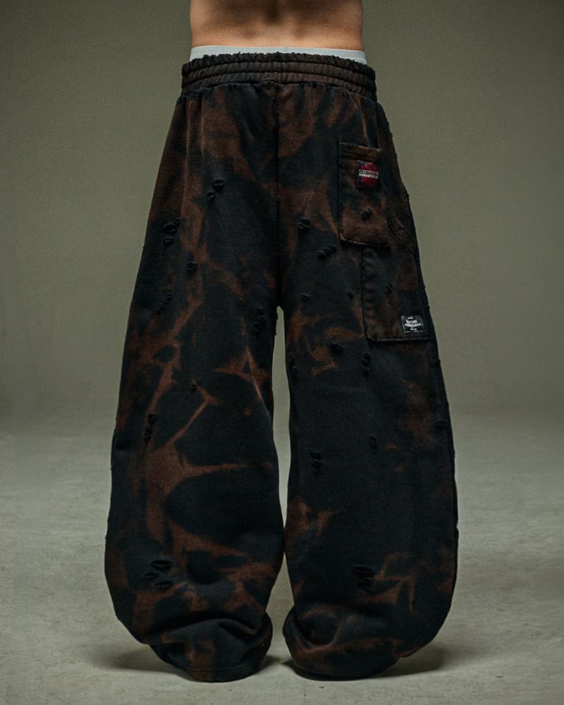 Destroyed P bleach black B