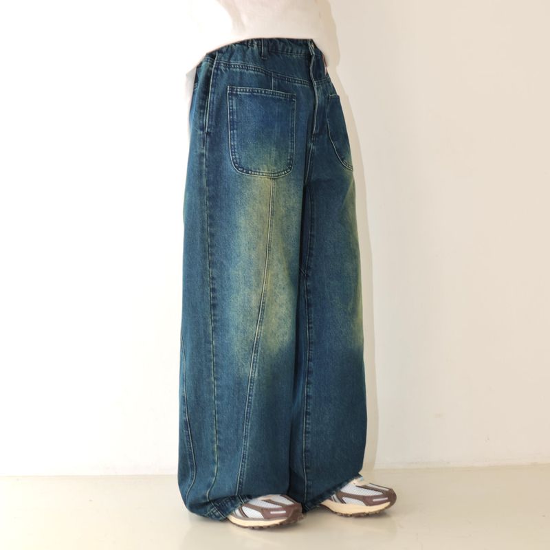 GLACK（グラック）の「GP078 Chris patched pocket denim pants (INDIGO)（Pants）」