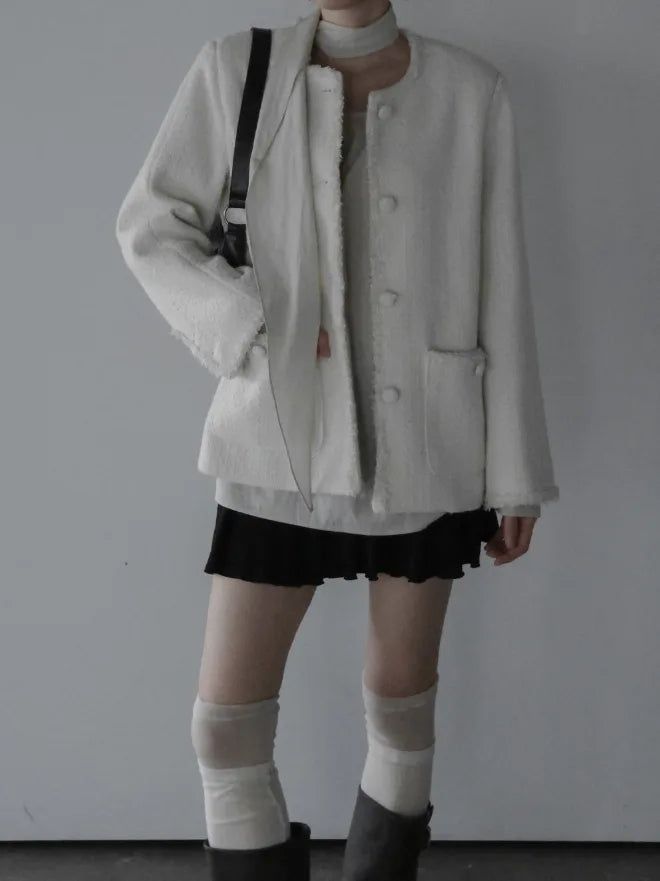 Miu Over Fit Tweed Jacket