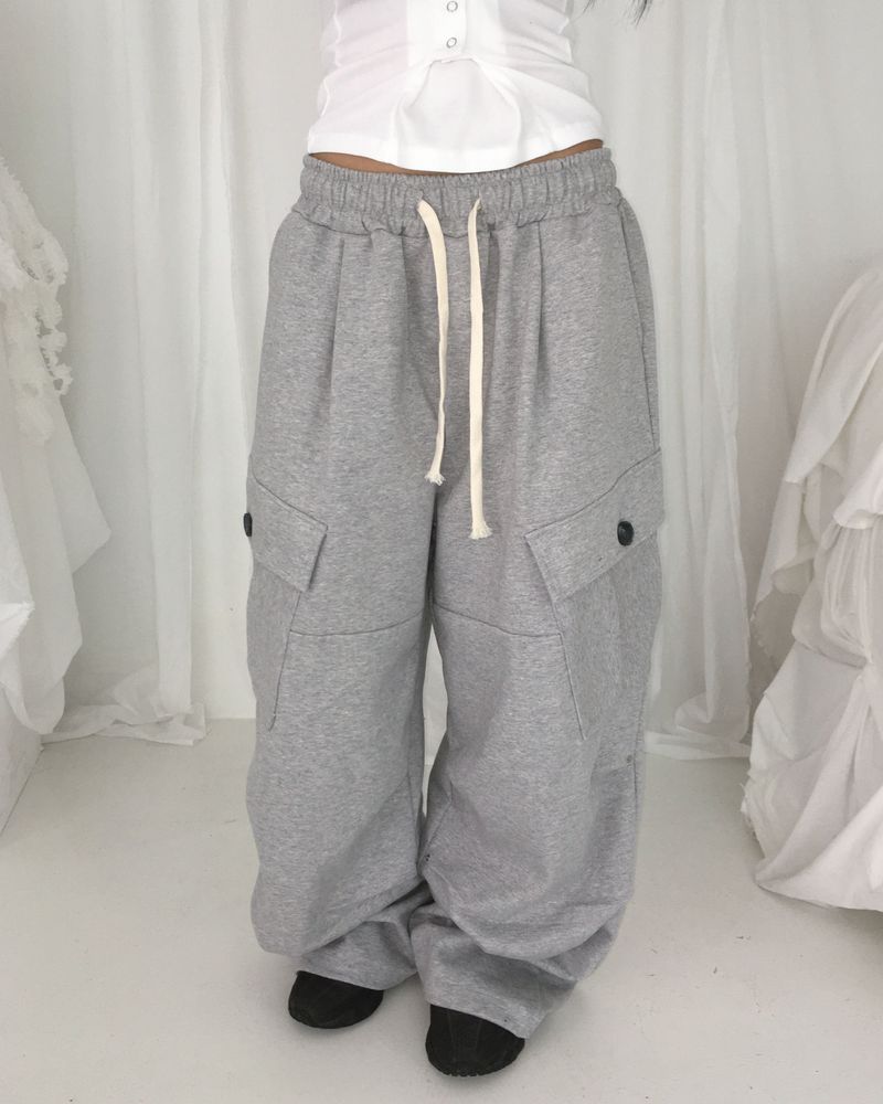 Pure rivet cargo pants