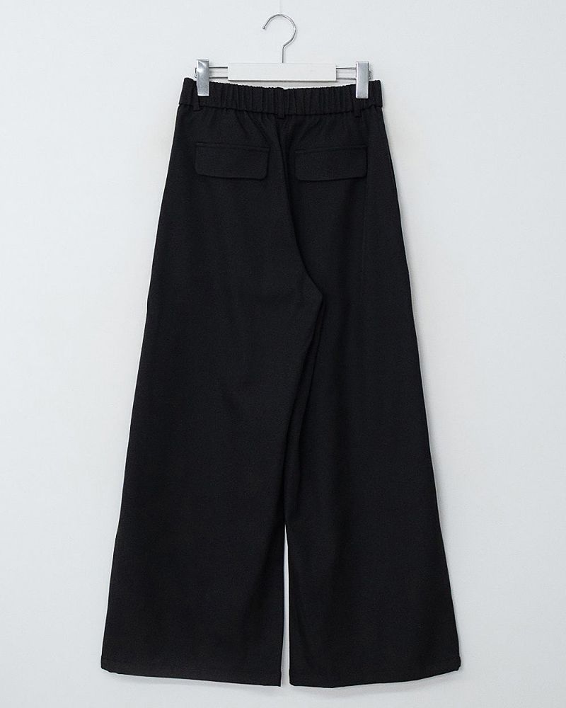 Ian Double-Pleat Wide Slacks