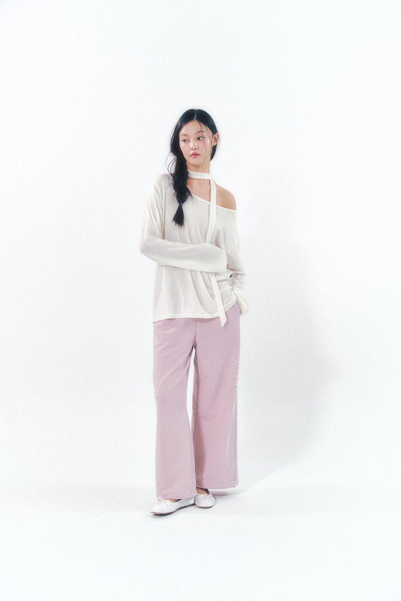 Pearl Track Pants Pink