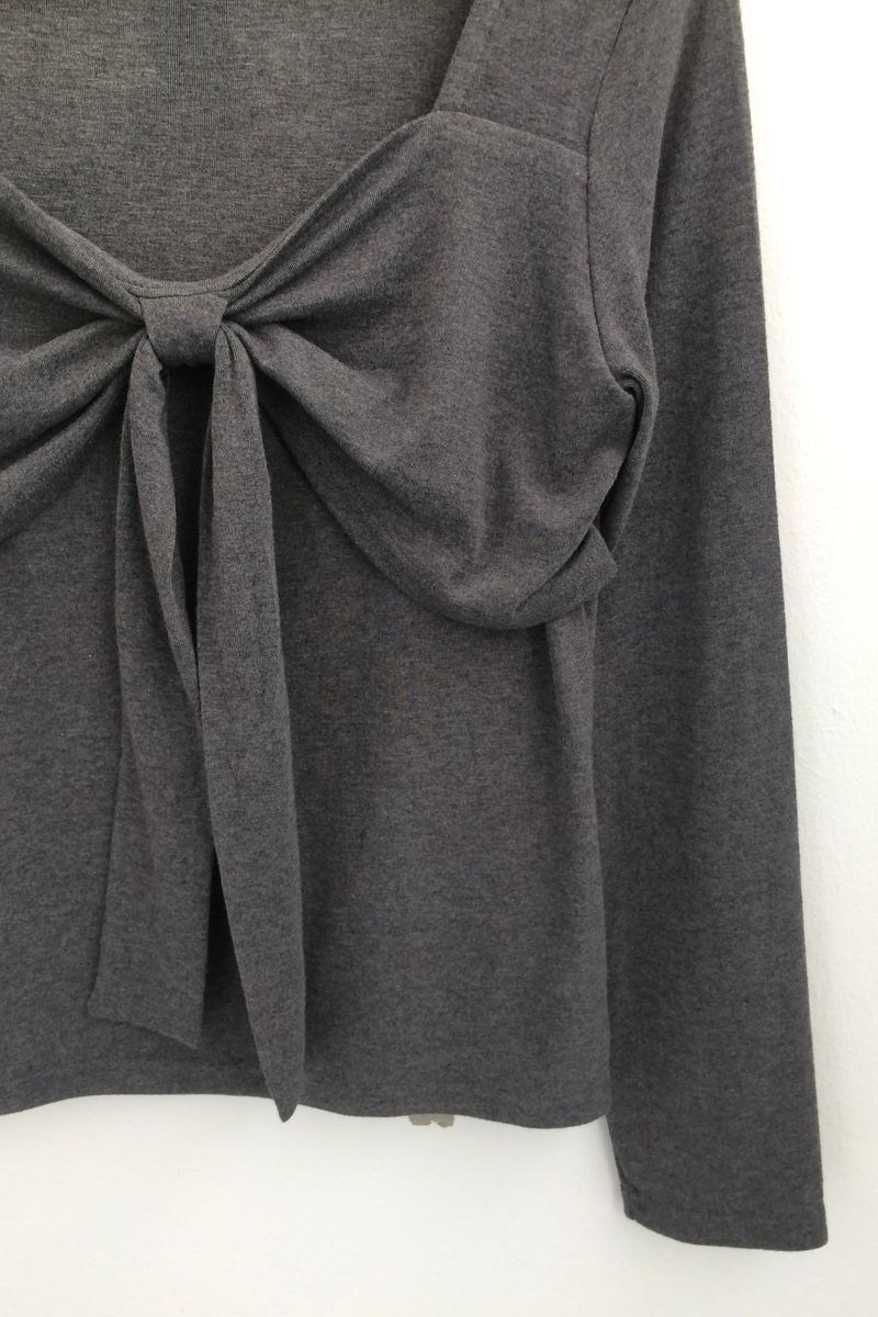 drape ribbon top