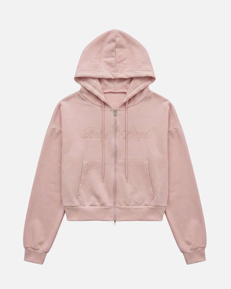 LMN Baby Cropped Hood Zip-Up (3 colors)