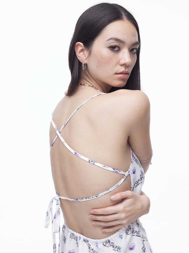 Heart Cowl Backless OPS (WH)