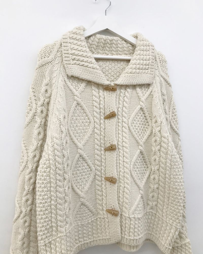 Twist Duffle Knit Cardigan (1color)
