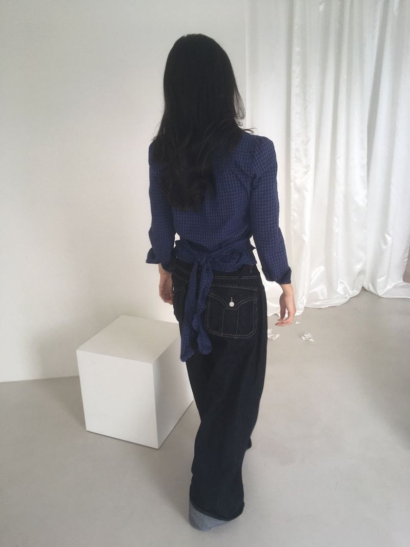 Nonfade roll-up denim