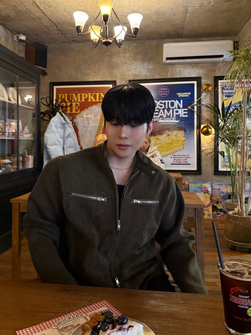 Owen knitwear suede jacket
