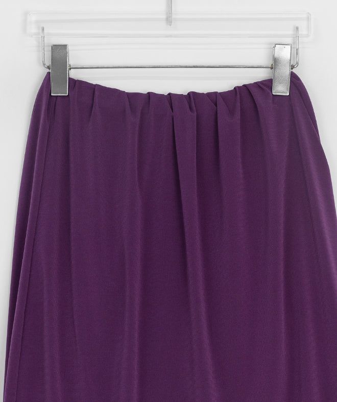 Mafu Balloon Shirring Midi Skirt