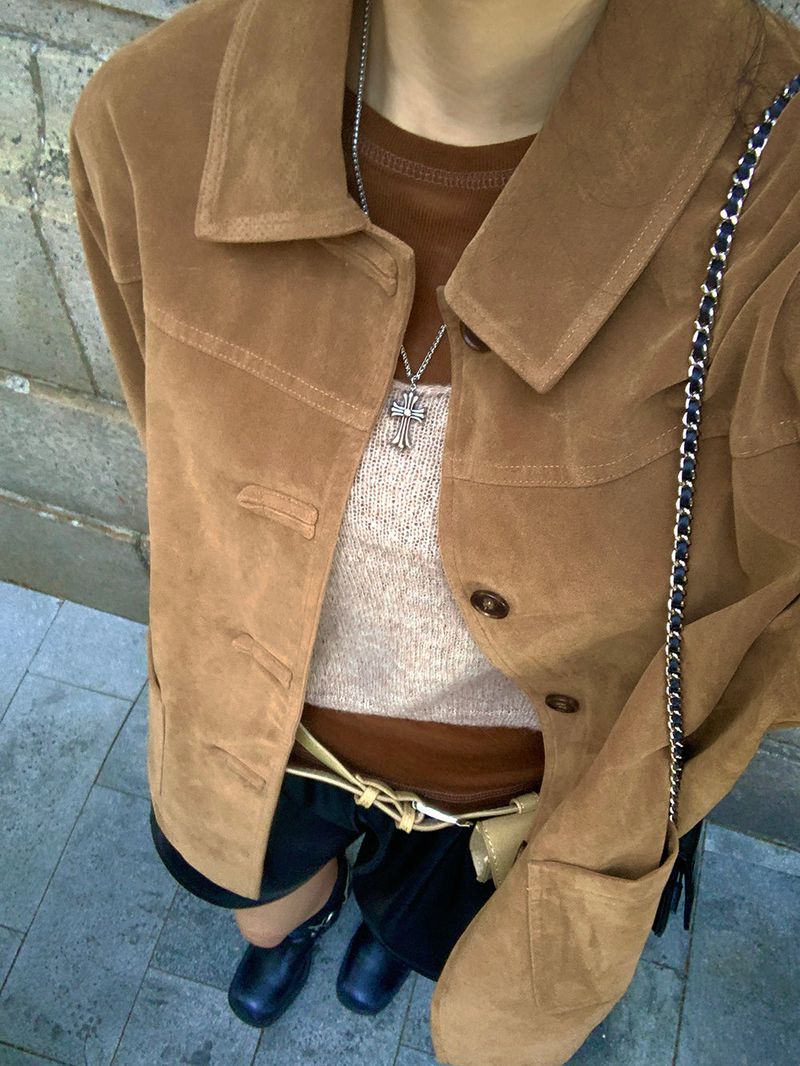[MADE] Le Elle Leather Shorts