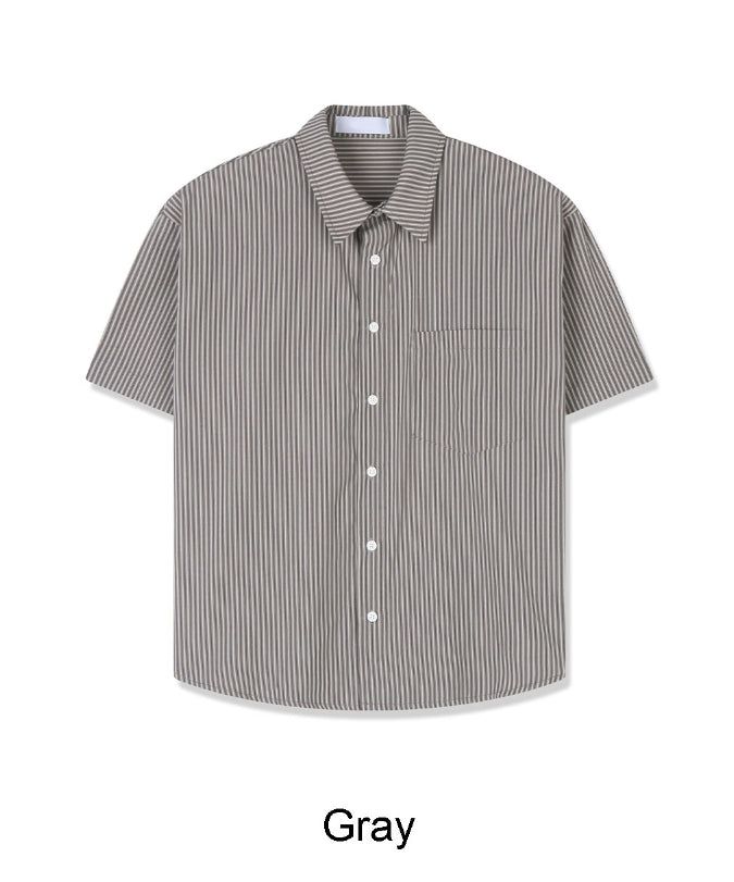 Tay striped crop shirt