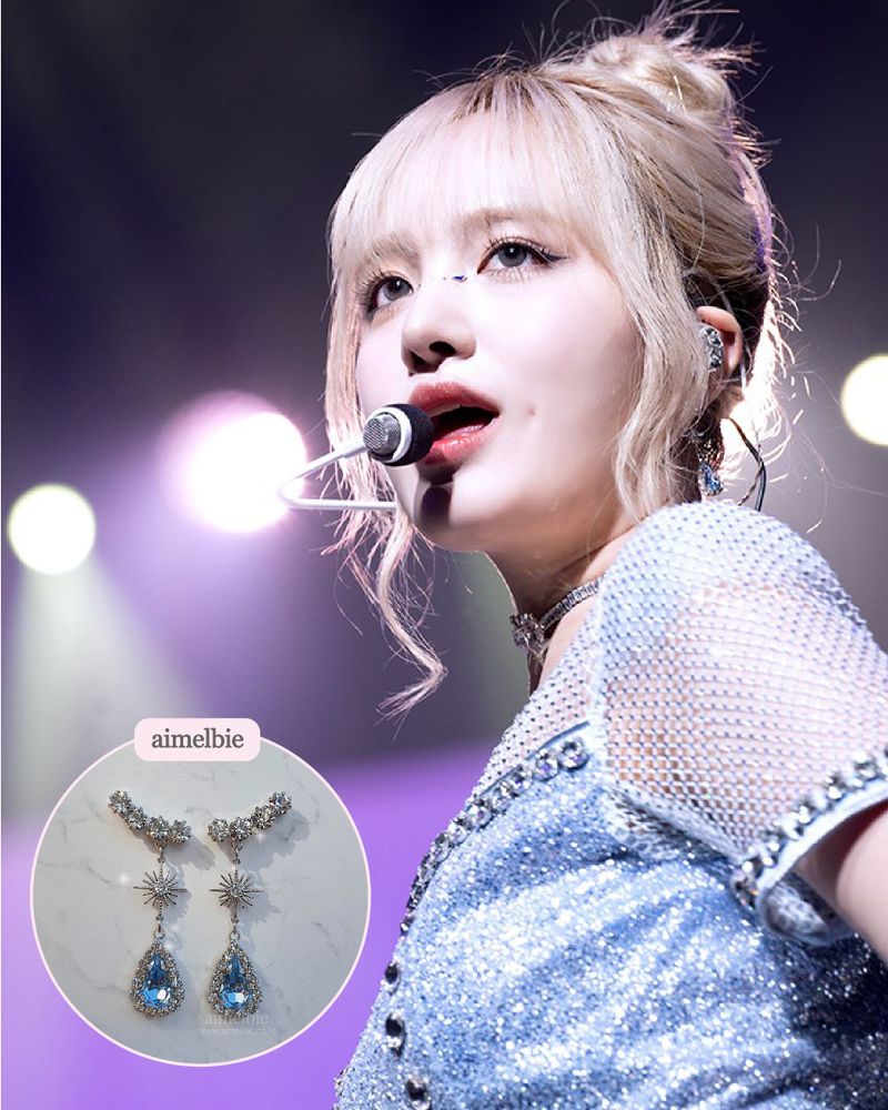 [IVE Liz Earring] Stellar Elf Earring - Light Sapphire
