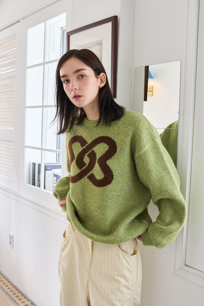 MP SYMBOL KNIT GREEN