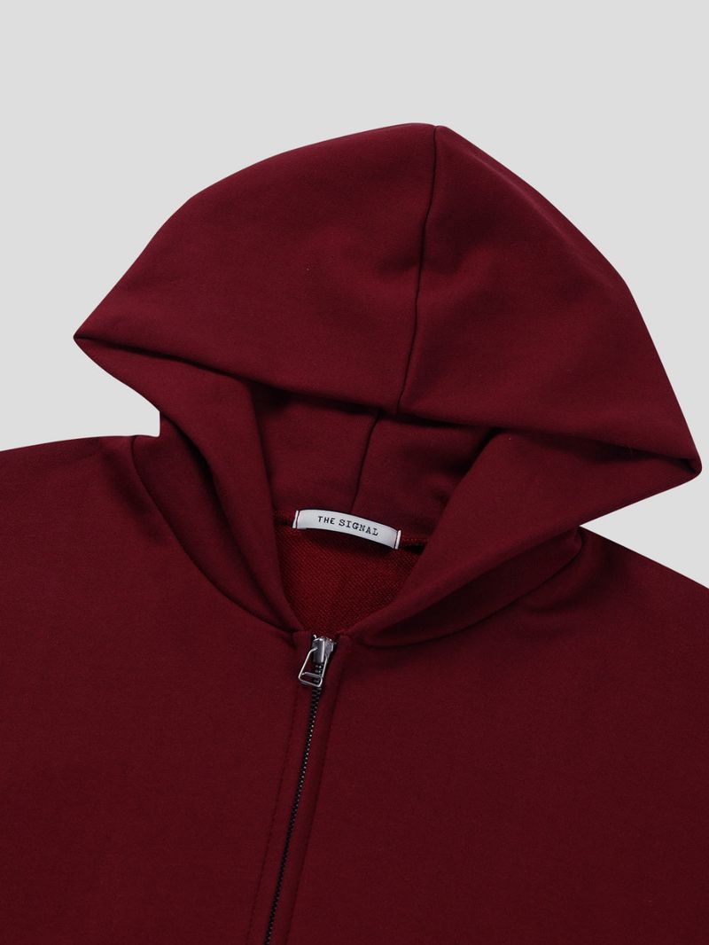 Standard hood zip-up