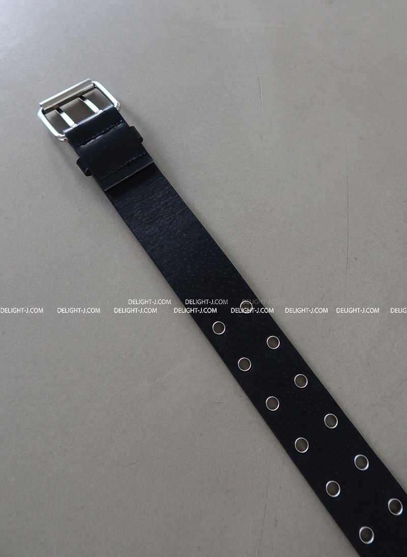 Two Buckle Punching Leather Belt