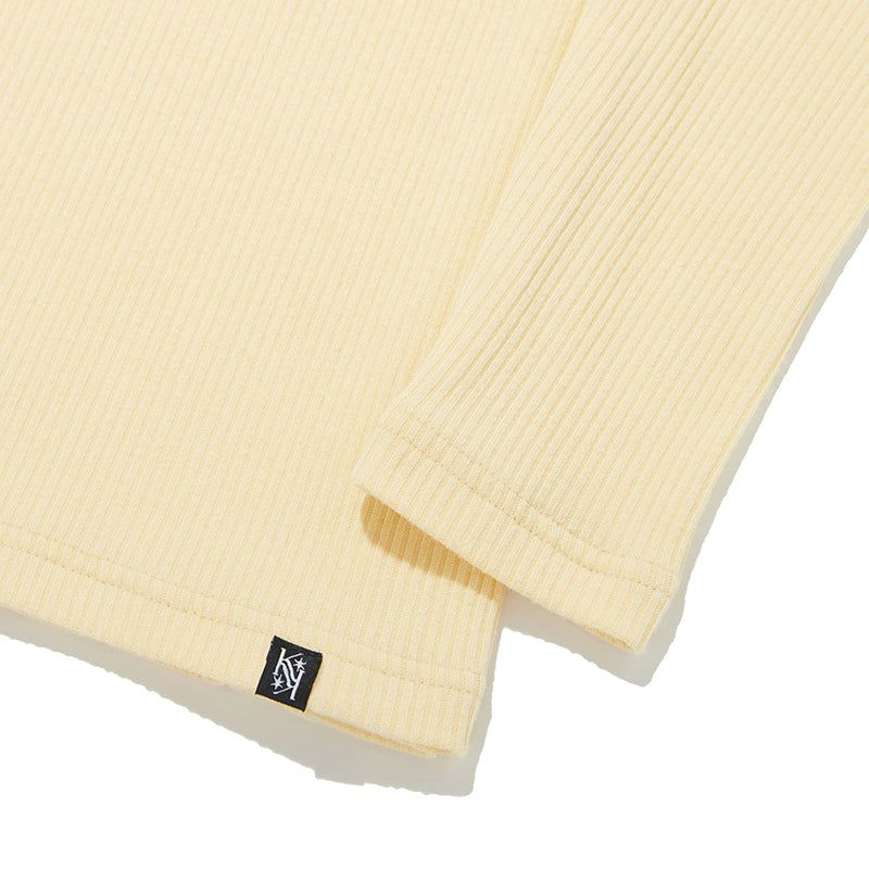COLLECTION BACK OPEN LONG SLEEVES [YELLOW]