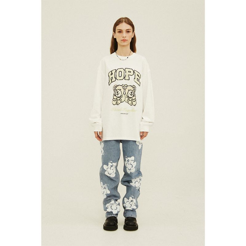 APIECEOFCAKE（ピースオブケイク）の「 HTT Crack L/S Tee_White（Tops）」