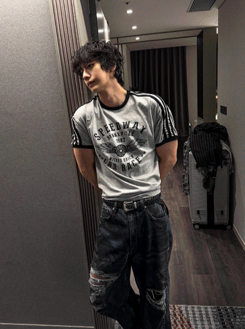 Summer Distressed Denim Pants