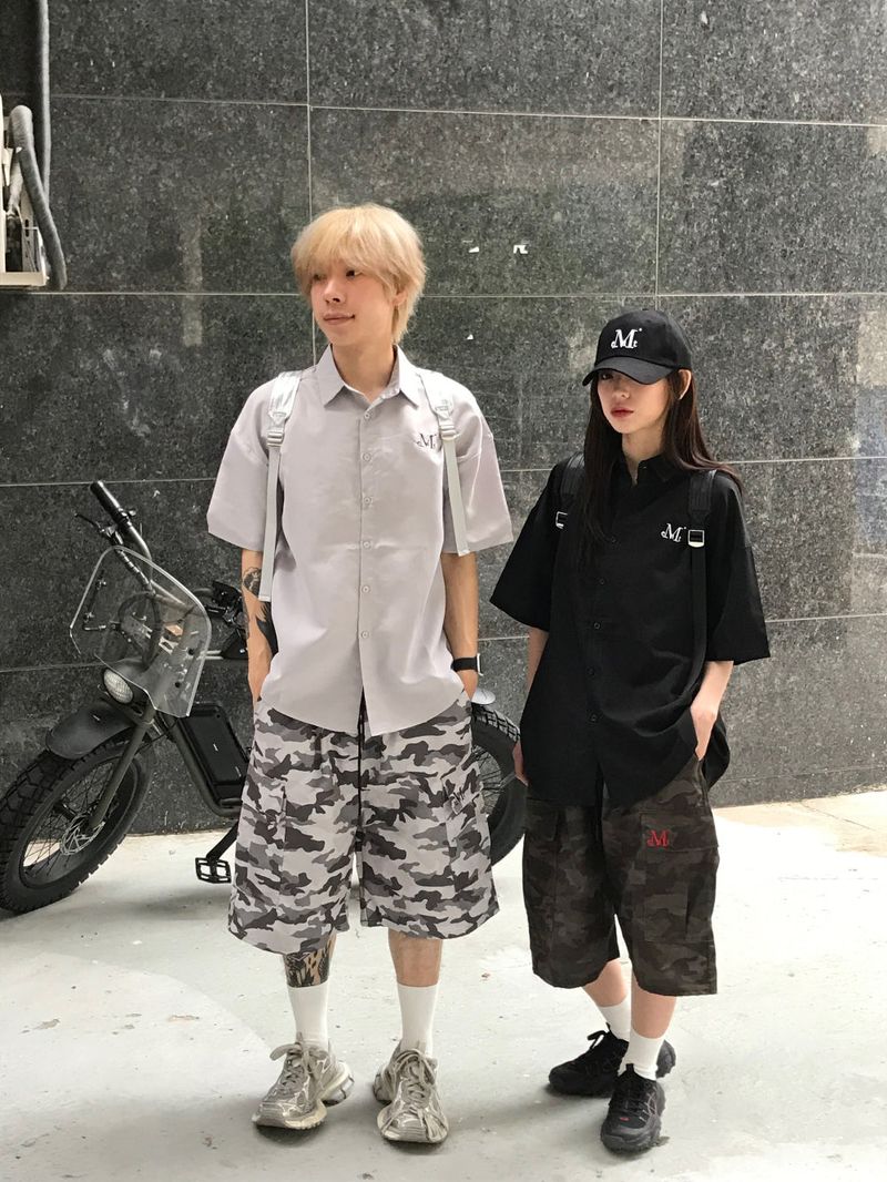 シティルーズフィットハーフシャツ (2color) 