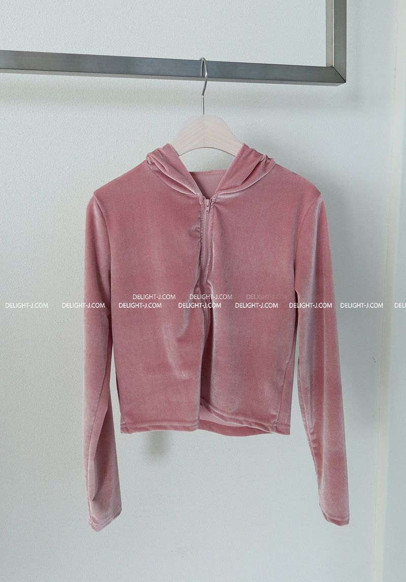 Velvet Slim Two-Piece Sweat Suit Set