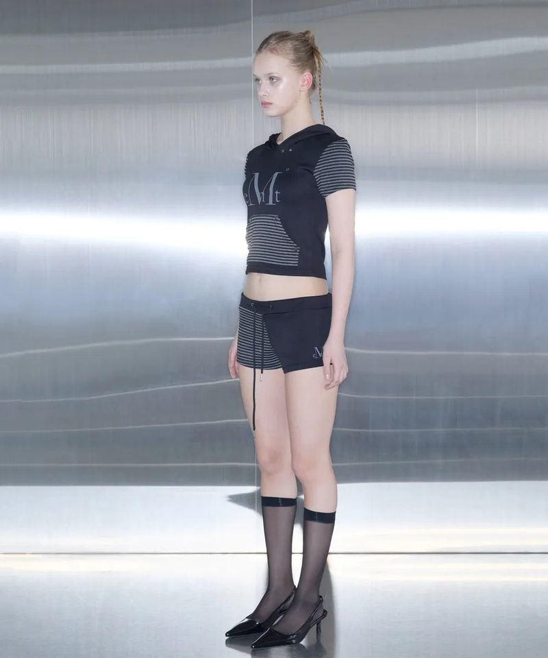 NIBS SET-UP STRIPE SHORT PANTS