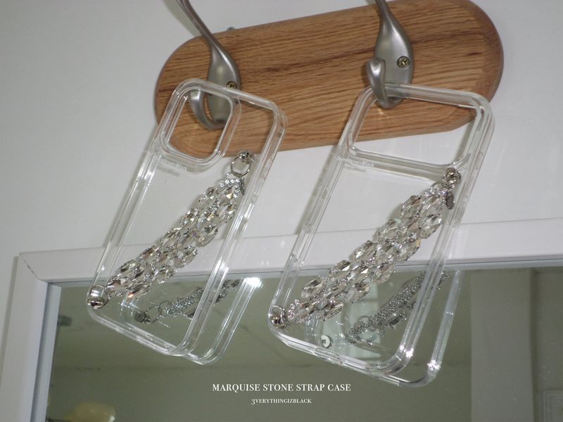 Marquise stone strap case