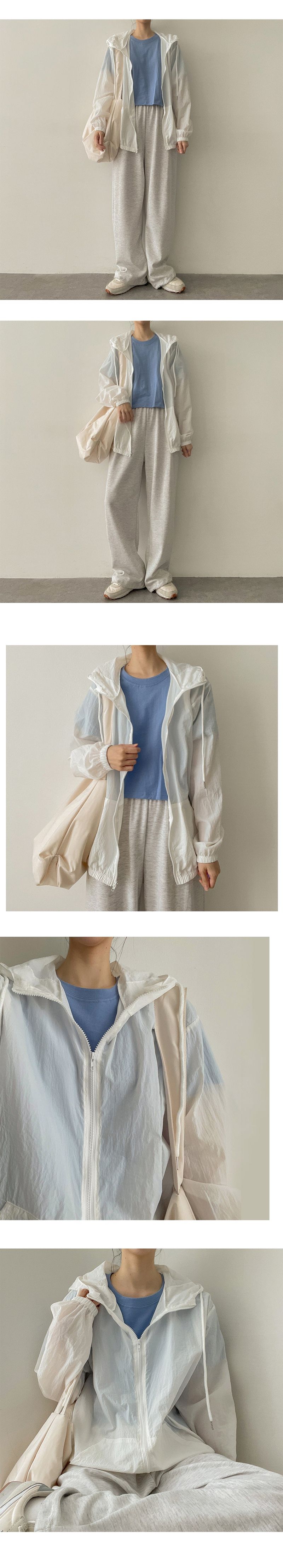Diannylon Hooded Windbreaker