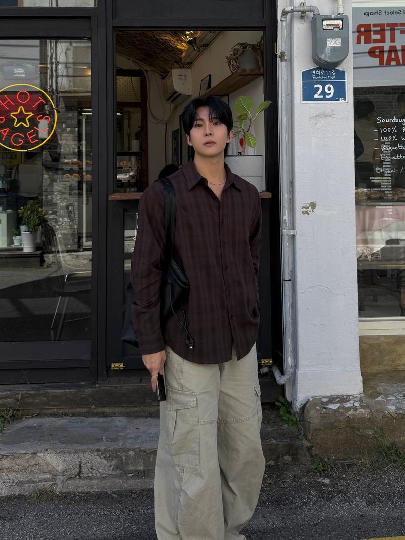 Mark deep check shirt