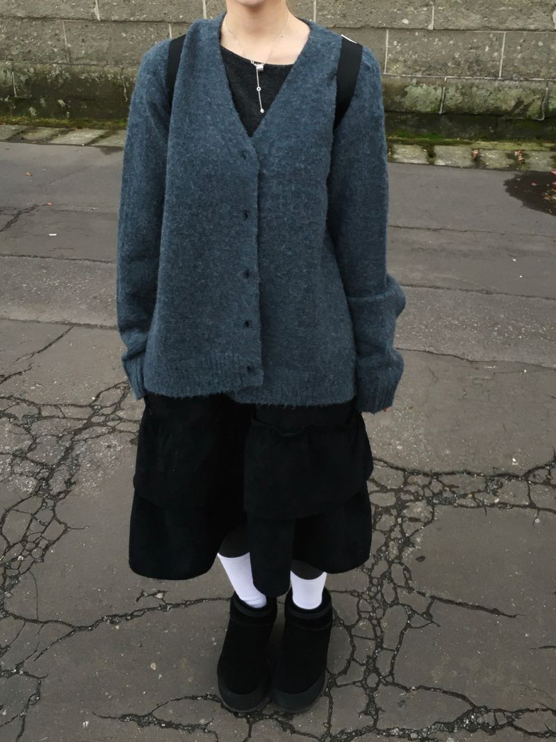 Tori Wool Brush Knit Cardigan (4c)