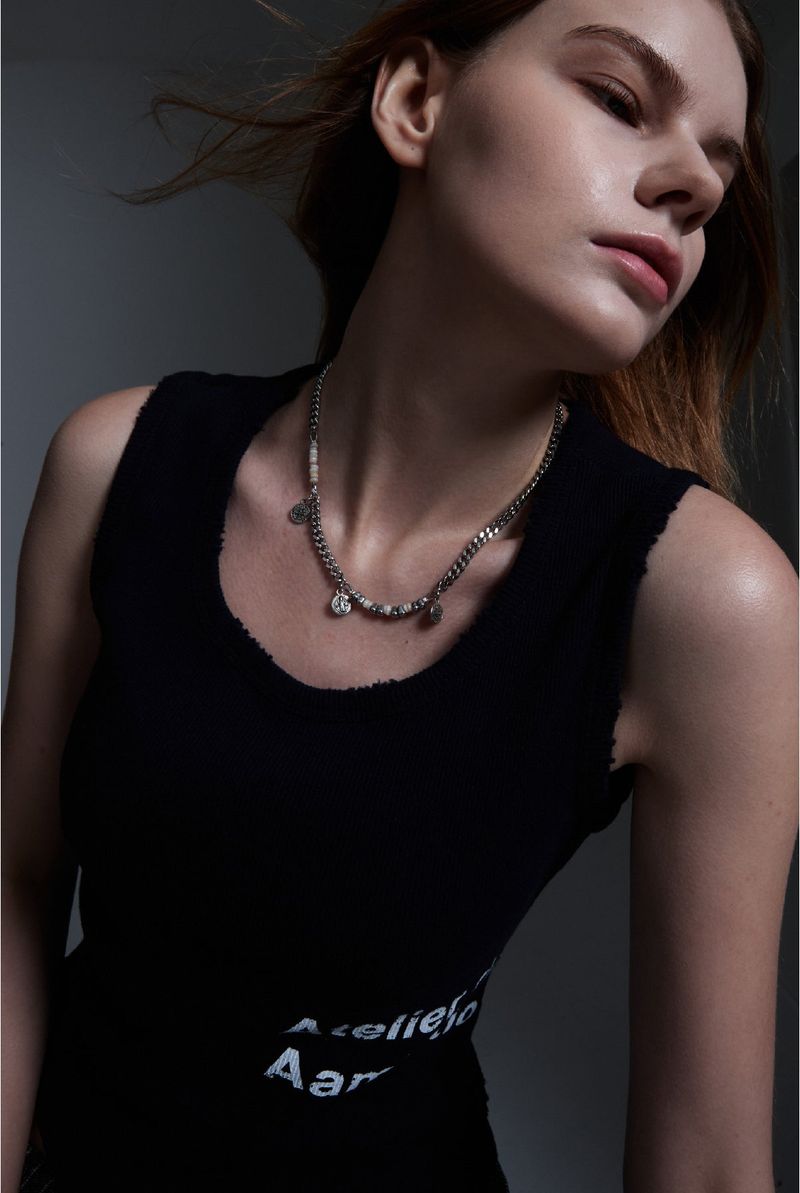 Shell Beads Stone Necklace