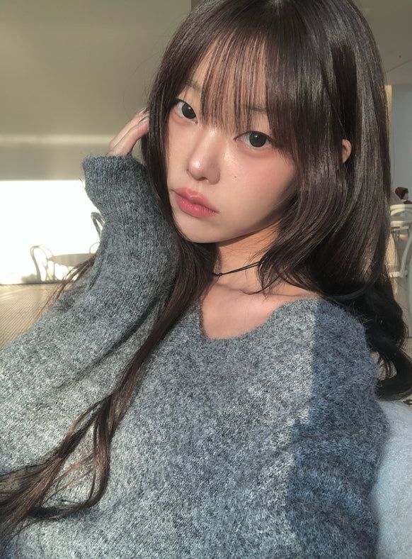 Baran Wool Loose Fit Long Sleeve Button Knit