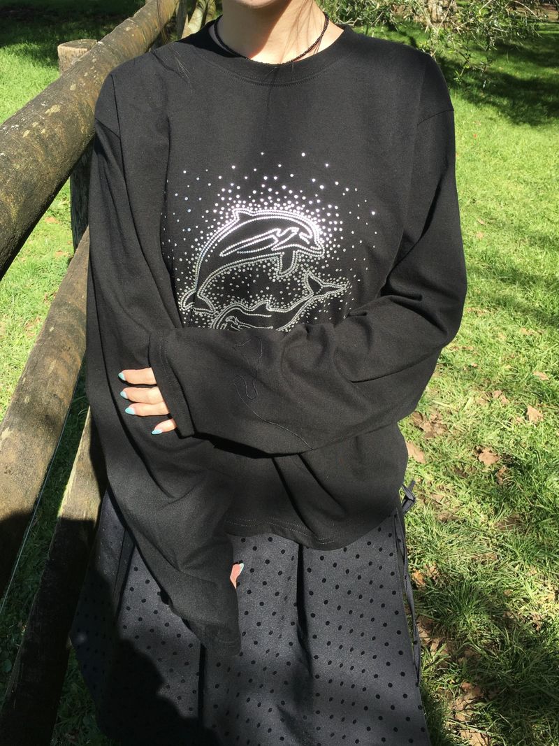 Hotfix Dolphin Loose Long Sleeve (2c)