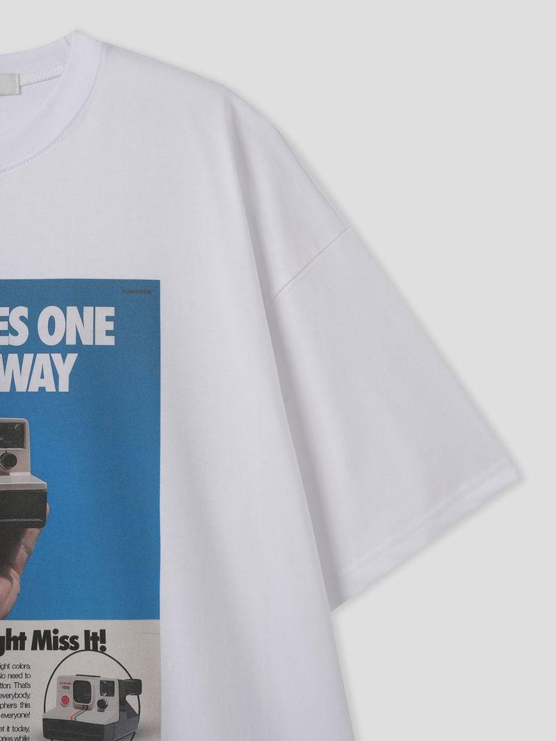 Camera Digital Printed Short Sleeve 3COLOR